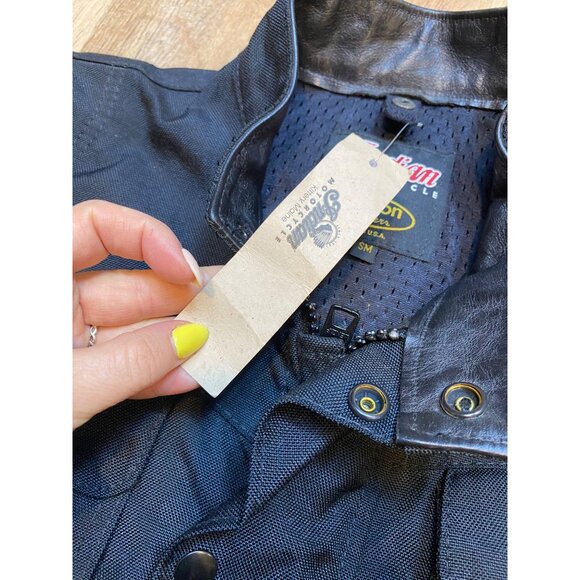 Vintage Indian‎ Motorcycle Vanson Leathers Black Racing Jacket SM - Picture 9 of 15